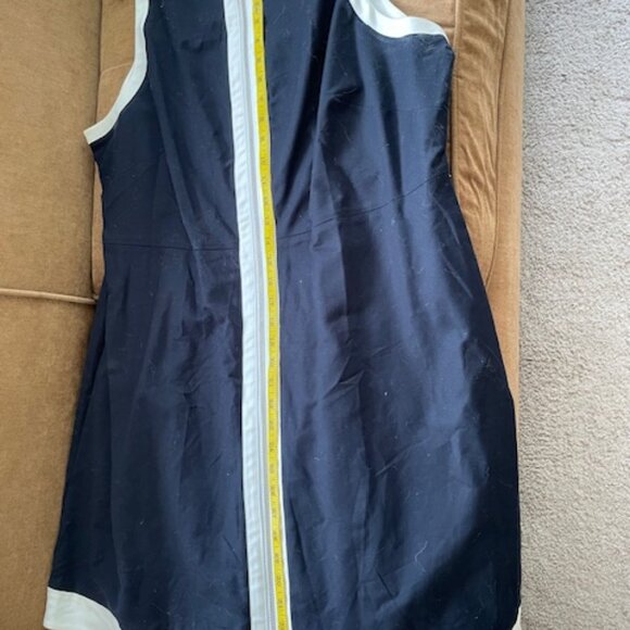 Limited Navy/White Sleeveless Front Zipper Dress Women’s 18W NWOT - Picture 11 of 13